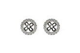 F223-95374: EARRING JACKETS .24 TW (FOR 0.75-1.00 CT TW STUDS)